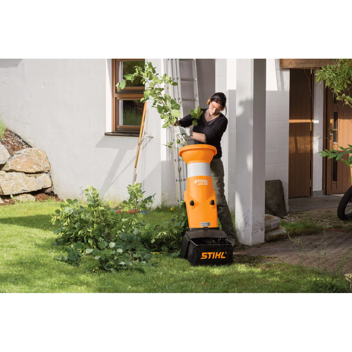 STIHL GHE 150 – Leistungsstarker Elektrischer Gartenhäcksler – Bild 4