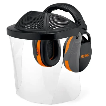 STIHL GPC 30 Gehörschutzhelm – Sicherer Helm mit Schutzvisier für Forst- und Gartenarbeiten