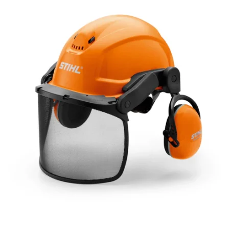 STIHL DYNAMIC ERGO Schutzhelm – Robuster Helm mit Schutzvisier und Gitter