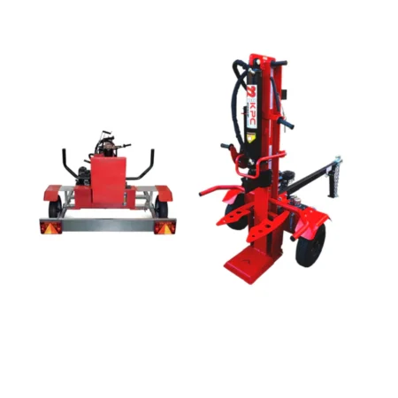KPC SLR 22TV-NS Holzspalter mit Straßenzugelassenem Anhänger – 22 Tonnen Benzin