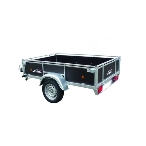 Lider holzanhänger 43440 mit 500 kg zulässigem Gesamtgewicht, robuster Holzkonstruktion und stabilen Stahlachsen für vielseitige Transportaufgaben