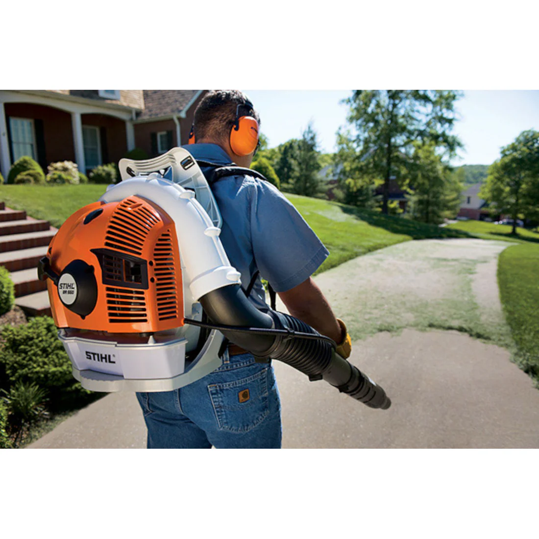 Rucksack-Laubbläser STIHL BR 550 – kraftvoll & ergonomisch – Bild 2