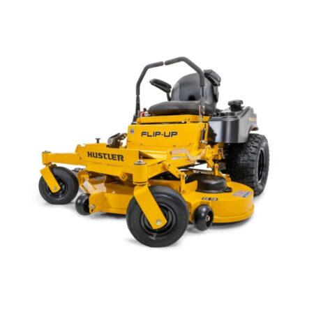 Aufsitzrasenmäher HUSTLER Flip-Up Zero-Turn für professionelle Rasenpflege auf großen Flächen