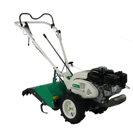 OREC SF 600D Rückwärts-Motofräse auf Boden – leistungsstarkes und robustes Garten- und Landwirtschaftswerkzeug