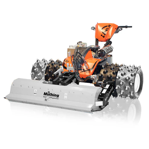 Werkzeugträger motorsense 23ps IBEX-G2 TERRATEC kompakt und robust für Gartenbau, Landwirtschaft und Handwerk, Frontansicht