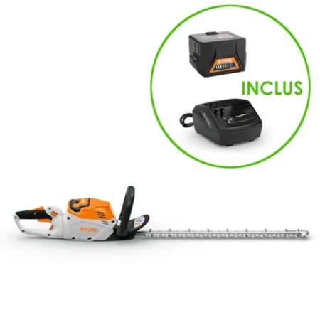 Akku-Heckenschere STIHL HSA 60 Pack beim Heckenschnitt