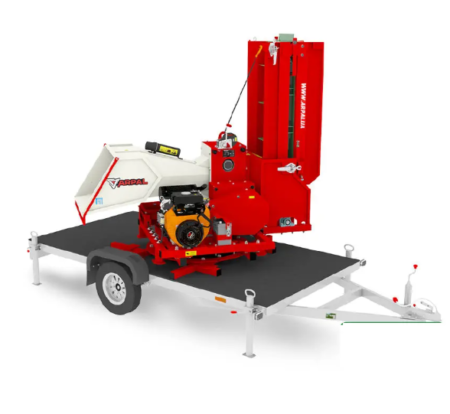 Holzhäcksler AM-160BD-K PRO mit 29 PS Benzinmotor