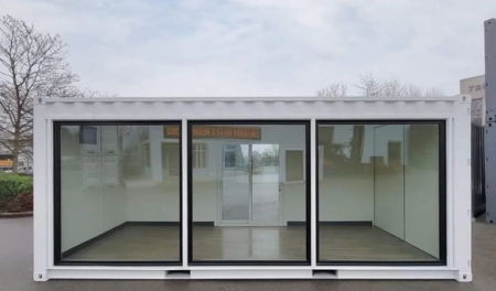 Bürocontainer DF-985 als mobiles Büro Modul mit Fenster und isolierten Wänden für Baustellen und Gewerbe