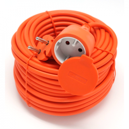 Elektrisches Kabel 15 m mit Steckerschutz, 16 A 230 V, 3 x 1,5 mm² Kupfer