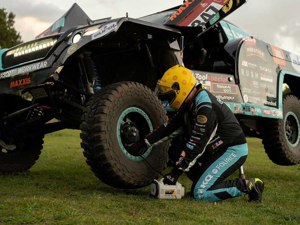 Leiser tragbarer Batavia Akku-Luftkompressor 18 V – Bild 5