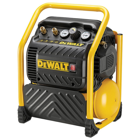 Leiser tragbarer DEWALT Luftkompressor 9,4 L 1,5 PS Frontansicht