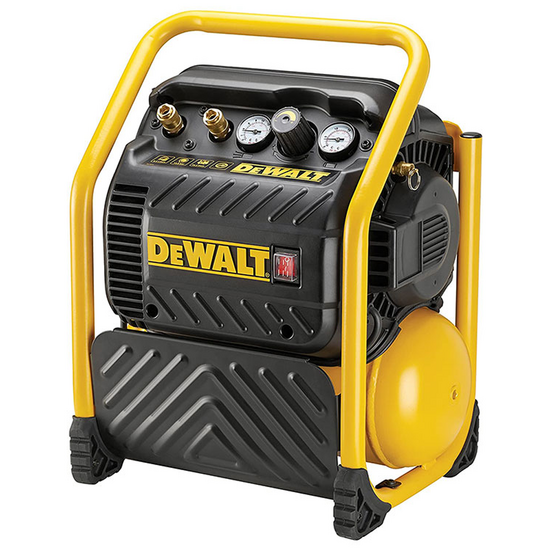 Leiser tragbarer DEWALT Luftkompressor 9,4 L 1,5 PS Frontansicht
