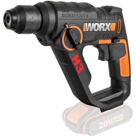 Worx WX390.9 akku-bohrschrauber 3-in-1 20V, ergonomisches Design, leistungsstarker Akku für Bohren, Schrauben und Schlagbohren, vielseitiges Heimwerker-Werkzeug