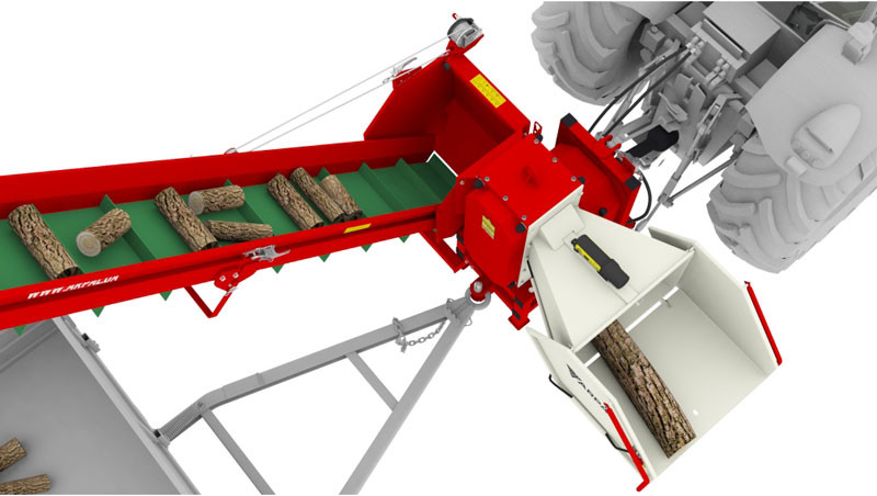 Holzschredder am-200tr-k traktor 200mm 80ps Gerät Profi – Bild 4