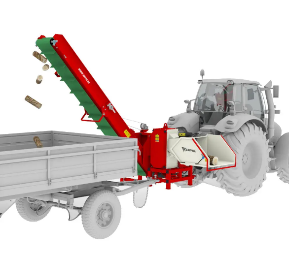 holzschredder am-200tr-k traktor 200mm 80ps leistungsstarker Traktor-Holzschredder für professionelle Holzzerkleinerung im Forst- und Landwirtschaftsbereich.